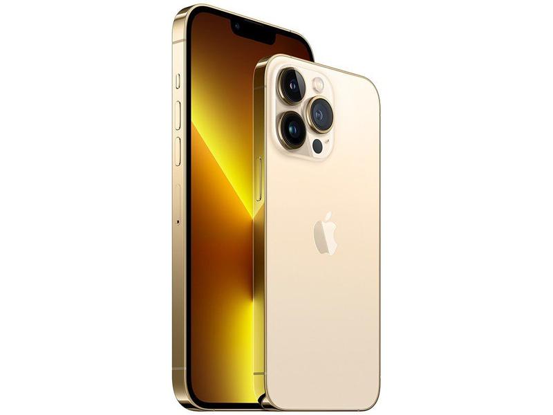 iPhone 13 Pro Apple 128GB Gold Desbloqueado - MLVC3BZ/A - iPhone